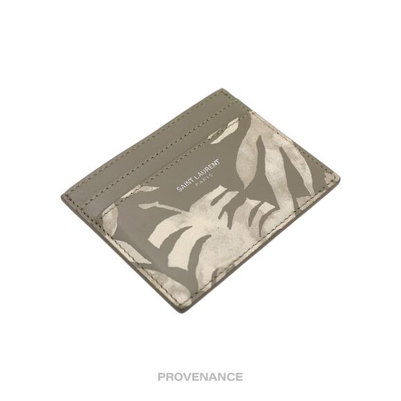 🔴 Saint Laurent Paris SLP Cardholder Wallet - Palms Stripe - Picture 5 of 7